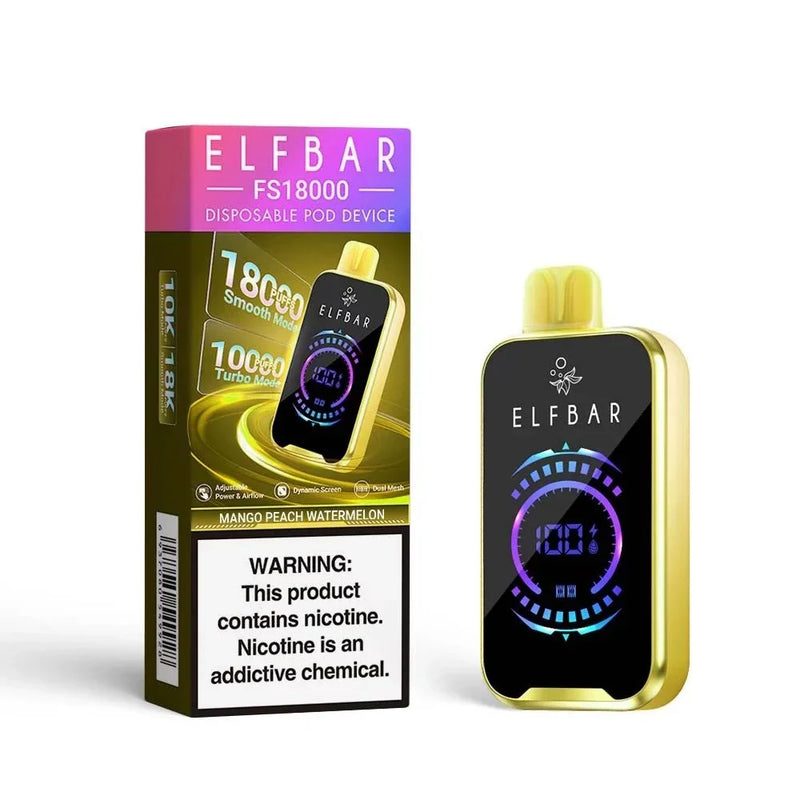 Caixa Elfbar FS 18.000 Puffs Atacado - Caixa com 10 unidades