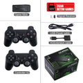 Video Game RETRÔ 2.4G 2 CONTROLES Wireless Game Stick 4K 10000 JOGOS 64 32GB Retro Games PARA PS1/GBA Boy color e muito mais