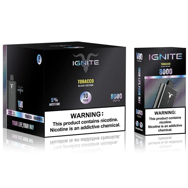 CAIXA IGNITE V80 8000 puffs – 10 UNIDADES